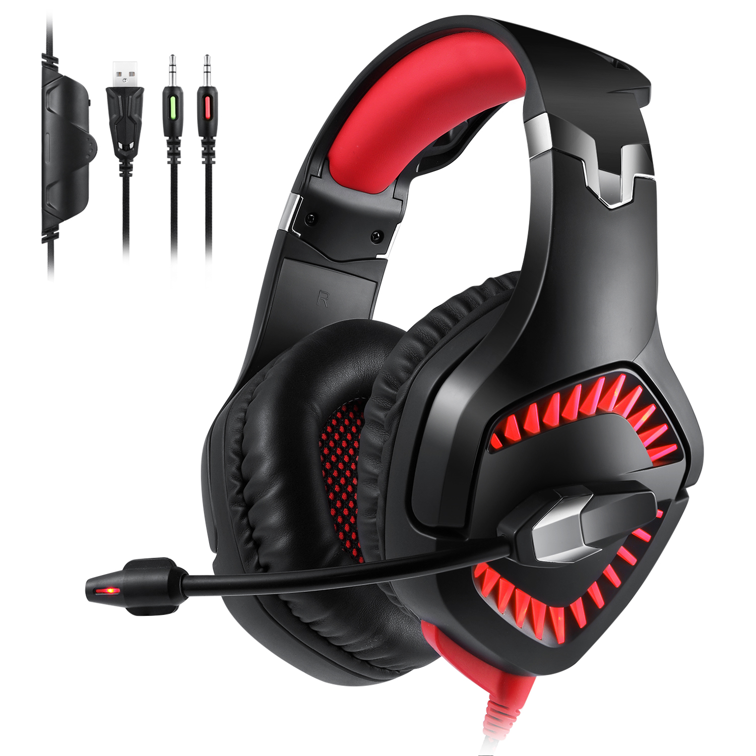 headset with active noise cancelling microphone